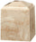 Cultured Marble Cube Small 40 cu in Cremation Urn-Cremation Urns-Bogati-Creme Mocha-Afterlife Essentials