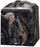 Cultured Marble Cube Small 40 cu in Cremation Urn-Cremation Urns-Bogati-Mission Black-Afterlife Essentials