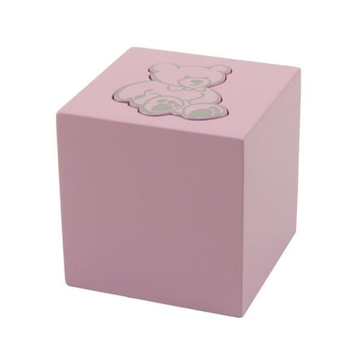 Teddy Bear Box Cremation Urn - Pink-Cremation Urns-Terrybear-Afterlife Essentials