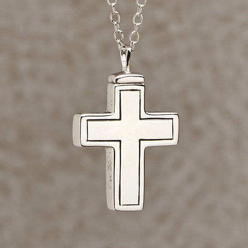 Plain Cross Pendant Cremation Jewelry-Jewelry-Infinity Urns-Afterlife Essentials