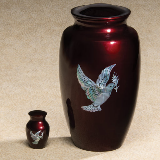 Luminescent Series Dove 2.8 cu in Cremation Urn-Cremation Urns-Infinity Urns-Afterlife Essentials