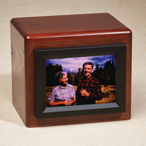 Remember Me Rosewood Wood 400 cu in Cremation Urn-Cremation Urns-Infinity Urns-Afterlife Essentials