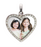 .25 Ct Diamond Heart Photo Pendant Jewelry-Jewelry-Photograve-Afterlife Essentials