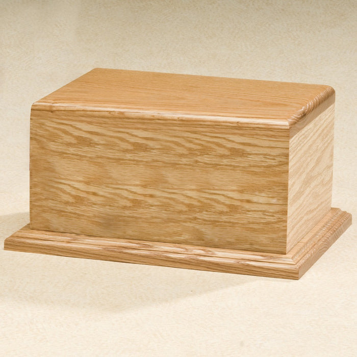 Scandia Oak Wood 229 cu in Cremation Urn-Cremation Urns-Infinity Urns-Afterlife Essentials