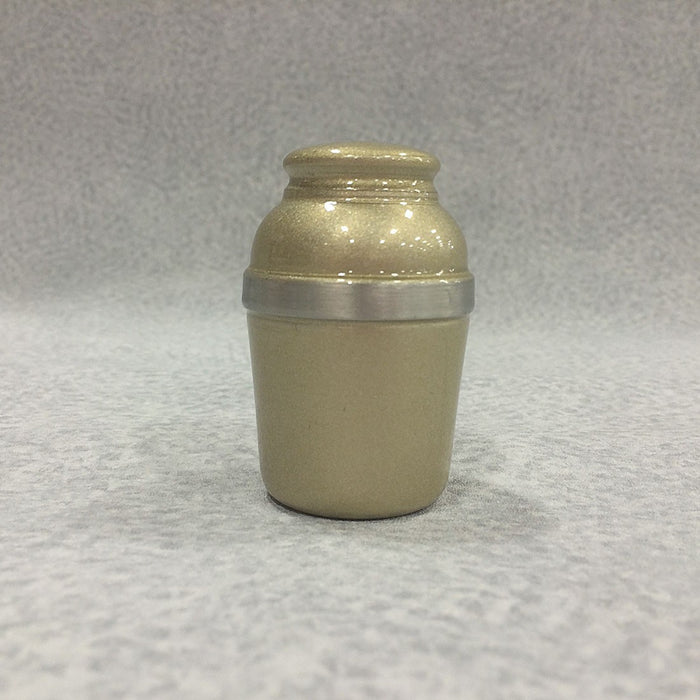 Silverado Gold Mini 2 cu in Cremation Urn Keepsake-Cremation Urns-Infinity Urns-Afterlife Essentials
