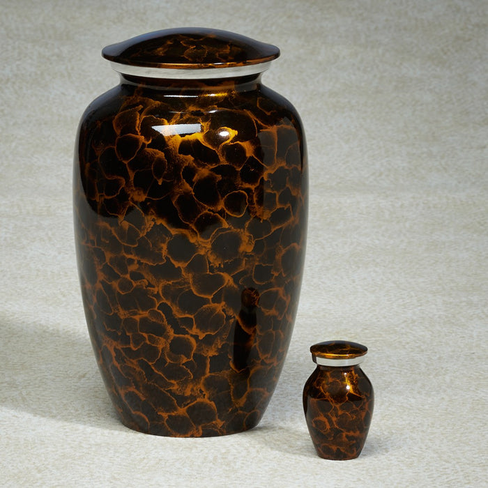 Sunshed Waters Amber 203 cu in Cremation Urn-Cremation Urns-Infinity Urns-Afterlife Essentials