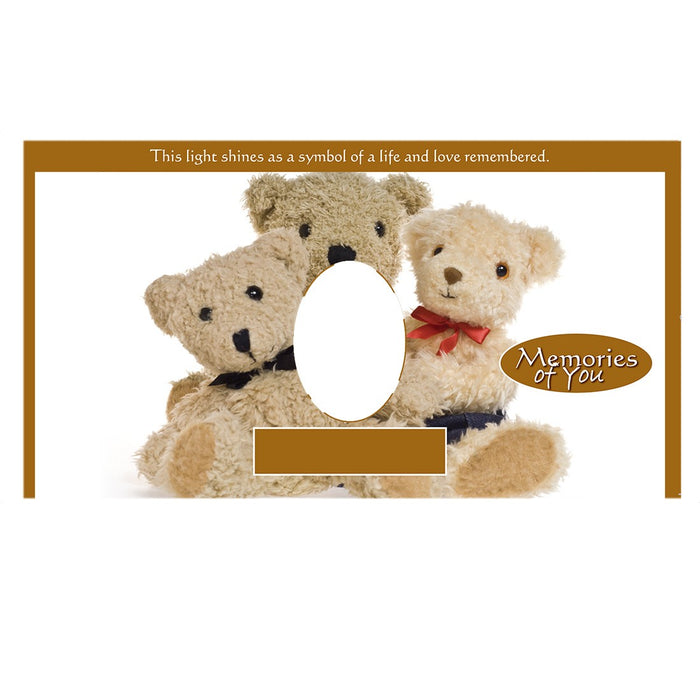 Memories Of You Candle-Cremation Urns-Infinity Urns-Teddy Bears-Afterlife Essentials