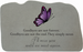 Memorial Gift Goodbyes are..w/purple butterfly-Memorial Gift-Kay Berry-Afterlife Essentials