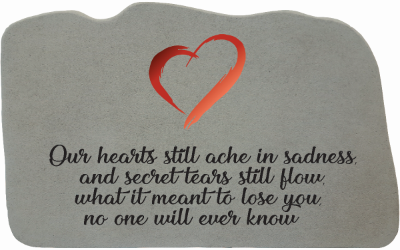 Memorial gift Our hearts…w/heart-Memorial Gift-Kay Berry-Afterlife Essentials
