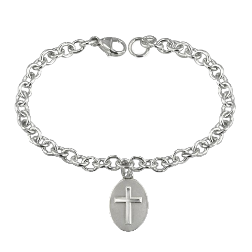 Petite Cross VB1004SS Memorial Jewelry-Jewelry-Precious Vessel-Afterlife Essentials