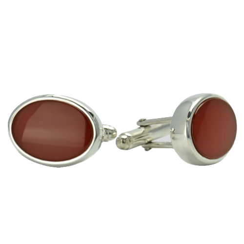 Classic Ova Cufflinks VC5002SSCA Cremation Jewelry-Jewelry-Precious Vessel-Afterlife Essentials