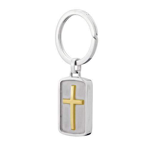 Dog Tag Cross VK1017S4 Cremation Jewelry — Afterlife Essentials
