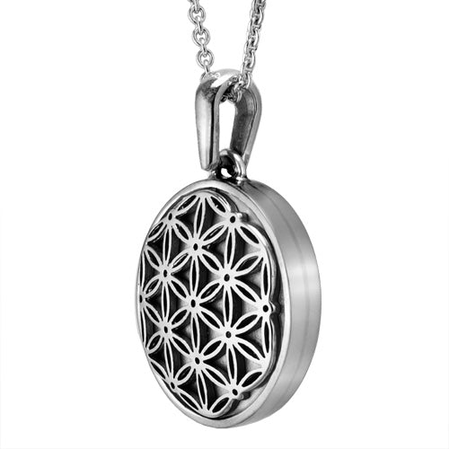 Flower Of Life VP1001SS Memorial Jewelry-Jewelry-Precious Vessel-Afterlife Essentials