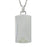 Infinity Dog Tag VP1005S4ON Memorial Jewelry-Jewelry-Precious Vessel-Afterlife Essentials