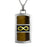 Infinity Dog Tag VP1005S4TE Memorial Jewelry-Jewelry-Precious Vessel-Afterlife Essentials