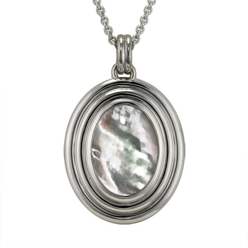 Ribbed Cab VP1013SSMP Memorial Jewelry-Jewelry-Precious Vessel-Afterlife Essentials