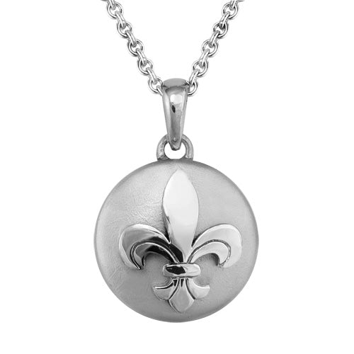 Petite Fleur De Lis VP1014SS Cremation Jewelry-Jewelry-Precious Vessel-Afterlife Essentials