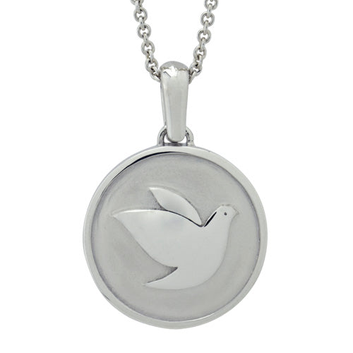 Diamond Dove VP1015SSDI Cremation Jewelry-Jewelry-Precious Vessel-Afterlife Essentials