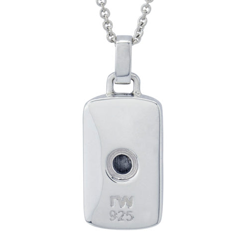 Petite Dog Tag Cross VP1016SS Cremation Jewelry-Jewelry-Precious Vessel-Afterlife Essentials