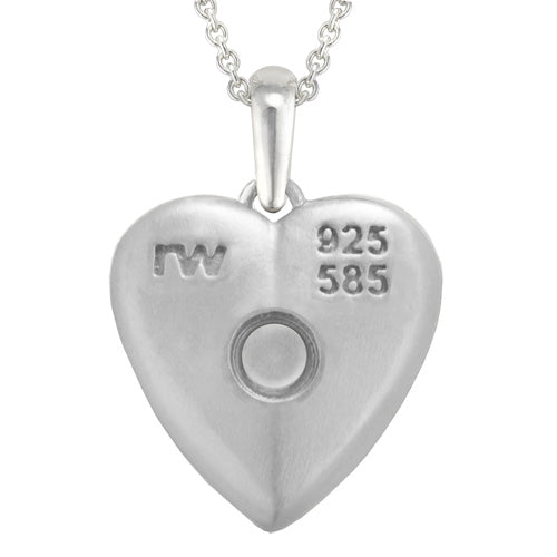Two Hearts VP1022S4 Cremation Jewelry-Jewelry-Precious Vessel-Afterlife Essentials