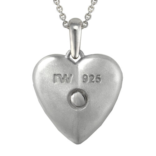 Two Hearts VP1022SS Cremation Jewelry-Jewelry-Precious Vessel-Afterlife Essentials