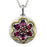 Gem Flower VP1025S4RH Cremation Jewelry-Jewelry-Precious Vessel-Afterlife Essentials