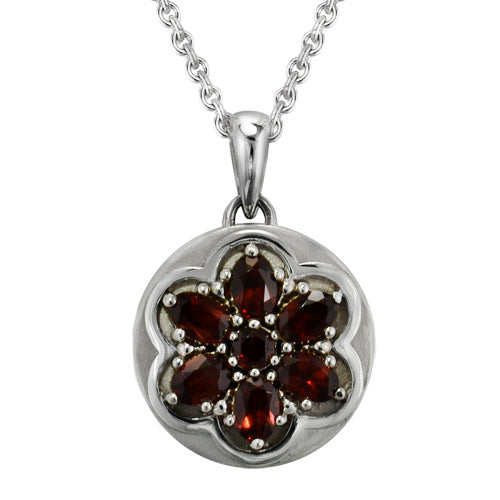 Gem Flower VP1026SSGM Cremation Jewelry-Jewelry-Precious Vessel-Afterlife Essentials