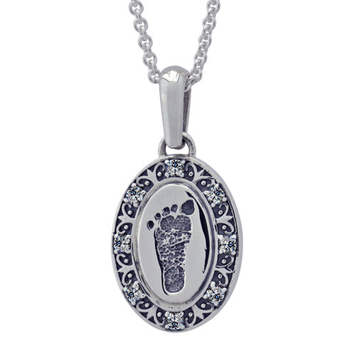 Birthstone Print VP1027SSDIFT Cremation Jewelry-Jewelry-Precious Vessel-Afterlife Essentials