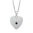 Engraved Lily Heart VP1031SS Cremation Jewelry-Jewelry-Precious Vessel-Afterlife Essentials