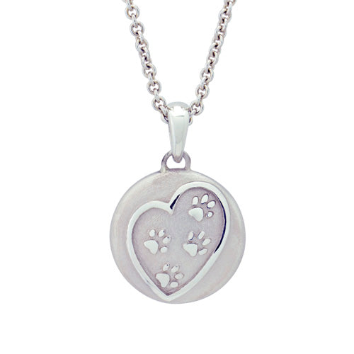 Paws In My Heart VP3017SS Cremation Jewelry-Jewelry-Precious Vessel-Afterlife Essentials