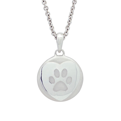 Paw Imprint VP3018SS Cremation Jewelry-Jewelry-Precious Vessel-Afterlife Essentials