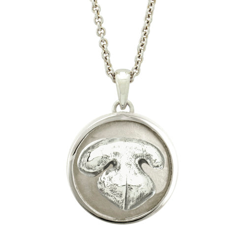 Your Pet's Nose Or Paw Print VP3029SS Memorial Jewelry-Jewelry-Precious Vessel-Afterlife Essentials