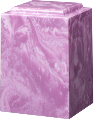 Cultured Marble Windsor Adult 225 cu in Cremation Urn-Cremation Urns-Bogati-Purple-Afterlife Essentials